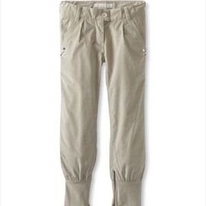Sarabanda Girl Corduroy Capri Pants Rhinestone Cuffed Pleated Front Italy Sz 5